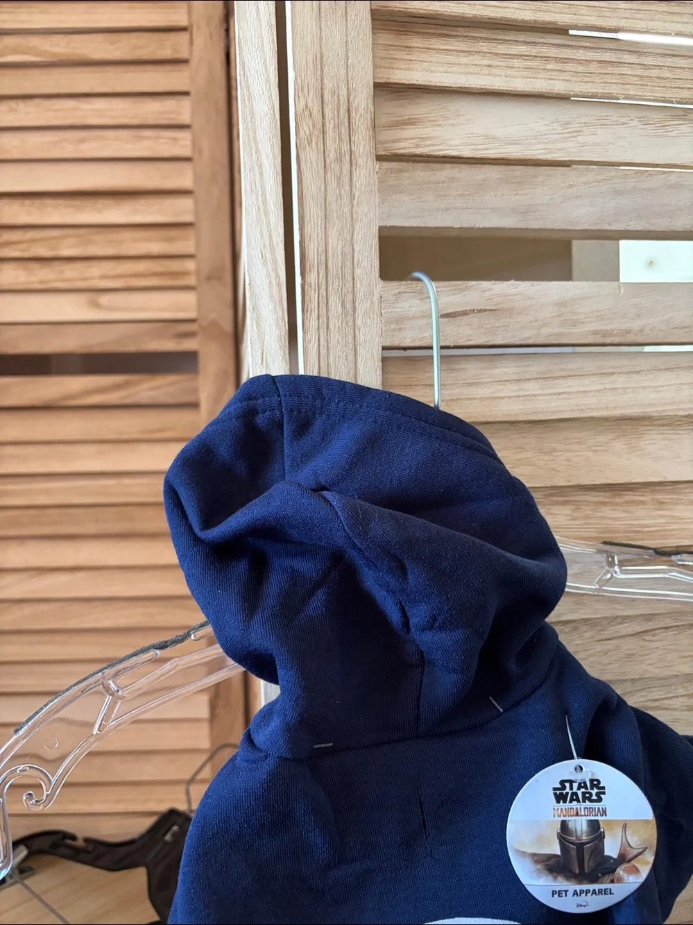 Dog Dark Navy Hooded Star Wars Sweatshirt Medium NWT
